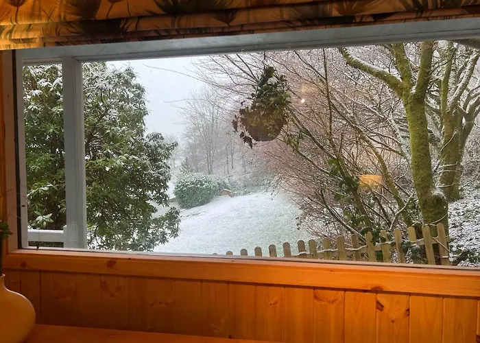 Treeside Woodhouse Chalé